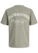 Thumbnail T-shirt en coton kaki orné d'un imprimé de la marque oversize dans le dos - Image 2