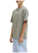 Thumbnail T-shirt en coton kaki orné d'un imprimé de la marque oversize dans le dos - Image 3