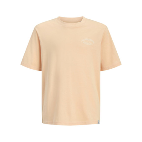 T-shirt en coton pêche orné d'un imprimé de la...