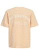 Thumbnail T-shirt en coton pêche orné d'un imprimé de la marque oversize dans le dos - Image 2