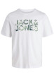Thumbnail T-shirt en coton biologique blanc orné d'un imprimé de la marque