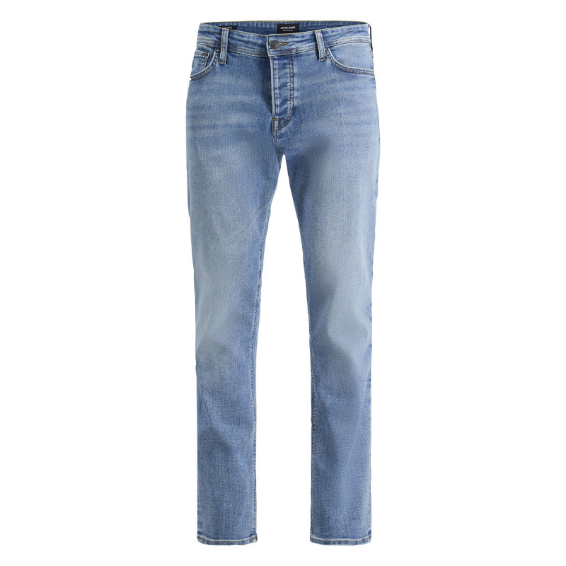Jack & Jones - Jean Mike Bleu à Coupe Droite Pourvu De Coutures Contrastées - Bleu Jack & Jones - Jean Mike Bleu à Coupe Droite Pourvu De Coutures Contrastées - Bleu