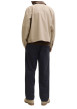 Thumbnail Pantalon Karl Lawrence en coton noir pourvu d'une taille élastiquée - Image 4