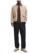 Thumbnail Pantalon Karl Lawrence en coton noir pourvu d'une taille élastiquée - Image 6