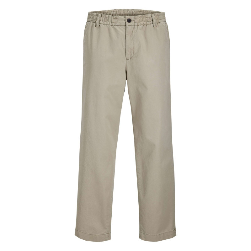 Jack & Jones - Pantalon Karl Lawrence En Coton Beige Pourvu D'une Taille élastiquée - Beige Jack & Jones - Pantalon Karl Lawrence En Coton Beige Pourvu D'une Taille élastiquée - Beige