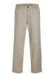 Thumbnail Pantalon Karl Lawrence en coton beige pourvu d'une taille élastiquée
