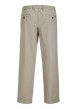 Thumbnail Pantalon Karl Lawrence en coton beige pourvu d'une taille élastiquée - Image 2