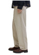 Thumbnail Pantalon Karl Lawrence en coton beige pourvu d'une taille élastiquée - Image 5
