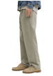 Thumbnail Pantalon Karl Lawrence en coton kaki pourvu d'une taille élastiquée - Image 5