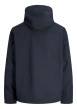 Thumbnail Blouson coupe-vent marine à coupe droite pourvu d'un col à capuche - Image 2