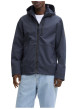 Thumbnail Blouson coupe-vent marine à coupe droite pourvu d'un col à capuche - Image 3