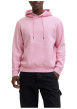 Thumbnail Sweat en coton mélangé rose à coupe droite pourvu d'un col à capuche - Image 5