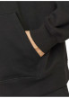 Thumbnail Sweat en coton noir à coupe droite pourvu d'un col à capuche - Image 5