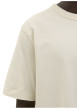 Thumbnail T-shirt en coton écru pourvu d'une coupe droite et d'un col rond - Image 6