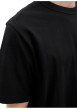 Thumbnail T-shirt en coton noir pourvu d'une coupe droite et d'un col rond - Image 5