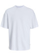 Thumbnail T-shirt en coton biologique blanc à coupe droite et de manches courtes