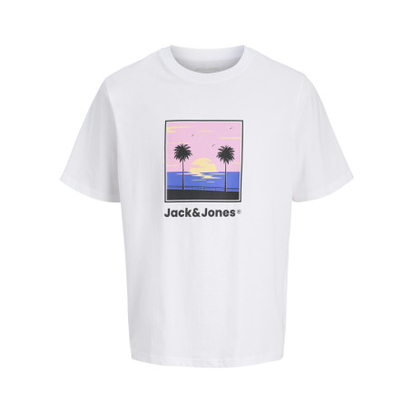 T-shirt en coton blanc pourvu d'une coupe...