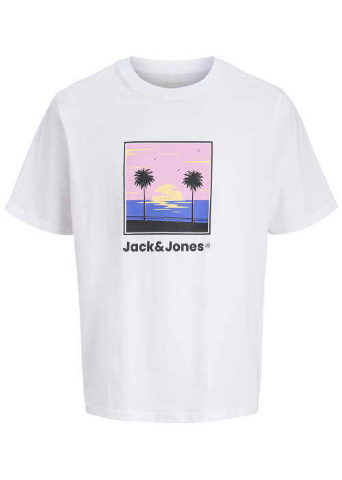 T-shirt en coton blanc pourvu d'une coupe...