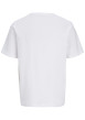 Thumbnail T-shirt en coton blanc pourvu d'une coupe droite et d'un col rond - Image 2