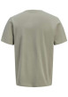 Thumbnail T-shirt en coton kaki pourvu d'une coupe droite et d'un col rond - Image 2