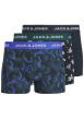 Thumbnail Lot de 3 boxers en coton biologique noirs pourvus du nom de la marque