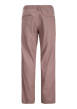 Thumbnail Pantalon chino rose en coton et lin mélangés pourvu d'un cordon de serrage - Image 2