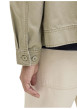 Thumbnail Blouson en coton kaki à coupe ajustée pourvu d'un col chemise - Image 5