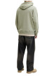 Thumbnail Sweat en coton olive à coupe droite pourvu d'un col à capuche - Image 4