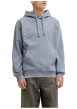 Thumbnail Sweat en coton bleu à coupe droite pourvu d'un col à capuche - Image 3