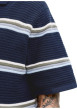 Thumbnail Polo en coton biologique marine à rayures avec une coupe droite - Image 12