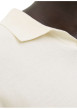 Thumbnail Polo en coton biologique écru à coupe droite pourvu d'un col à revers - Image 6