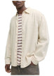 Thumbnail Chemise en coton biologique écrue à coupe droite pourvue d'un col à revers - Image 3