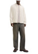 Thumbnail Chemise en coton biologique écrue à coupe droite pourvue d'un col à revers - Image 7