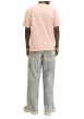 Thumbnail T-shirt en coton rose pourvu d'un col rond et de manches courtes - Image 4