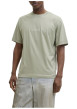 Thumbnail T-shirt en coton kaki pourvu d'un col rond et de manches courtes