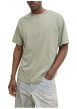 Thumbnail T-shirt en coton kaki pourvu d'un col rond et de manches courtes - Image 3