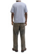 Thumbnail T-shirt en coton bleu pourvu d'un col rond et de manches courtes - Image 2