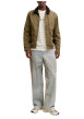 Thumbnail T-shirt en coton biologique beige à rayures pourvu d'un col rond - Image 7