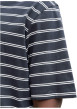 Thumbnail T-shirt en coton biologique marine à rayures pourvu d'un col rond - Image 3