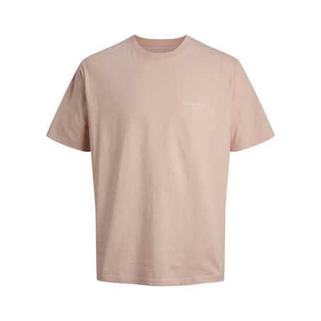 T-shirt en coton biologique rose imprimé à...