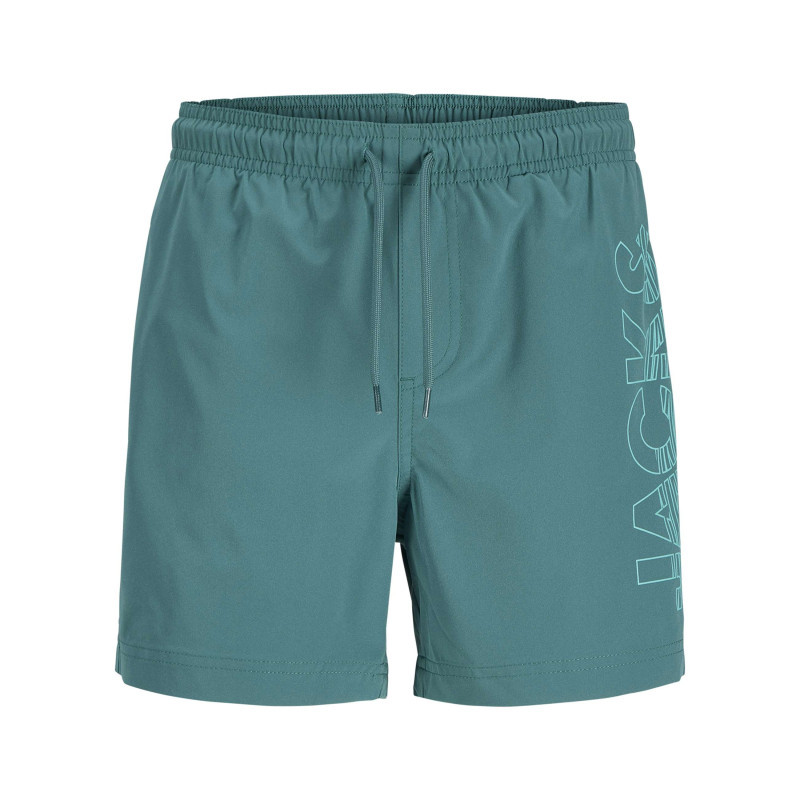 Jack & Jones - Short De Bain Turquoise à Coupe Ajustée Pourvu D'un Cordon De Serrage - Vert Jack & Jones - Short De Bain Turquoise à Coupe Ajustée Pourvu D'un Cordon De Serrage - Vert