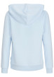 Thumbnail Sweat en coton bleu clair à coupe droite pourvu d'un col à capuche - Image 2