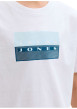 Thumbnail T-shirt en coton blanc à coupe droite pourvu d'un col rond côtelé - Image 6