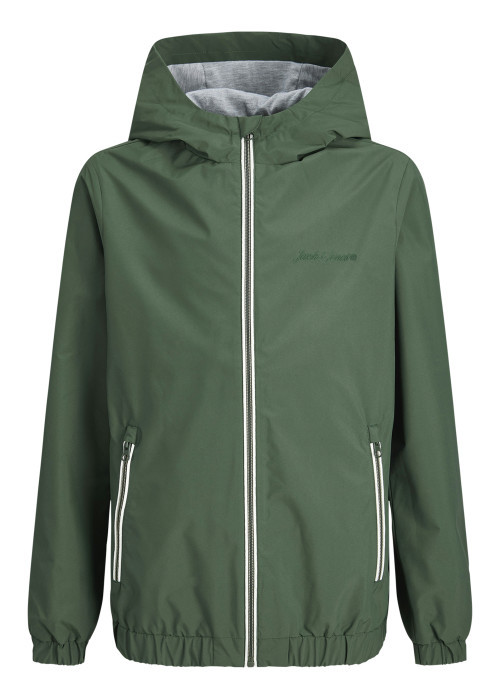 Veste verte à coupe droite pourvue d'un col à...