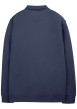 Thumbnail Sweat bleu foncé uni avec une coupe droite et un col montant - Image 2