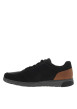 Thumbnail Sneakers noires à talon plat avec des lacets et un zip latéral - Image 2