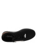 Thumbnail Sneakers noires à talon plat avec des lacets et un zip latéral - Image 4