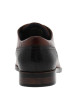 Thumbnail Derbies cognac en cuir avec un talon plat et des lacets ronds - Image 6