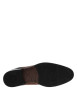 Thumbnail Derbies cognac en cuir avec un talon plat et des lacets ronds - Image 5