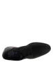 Thumbnail Derbies noires en cuir avec un talon plat et des lacets ronds - Image 4